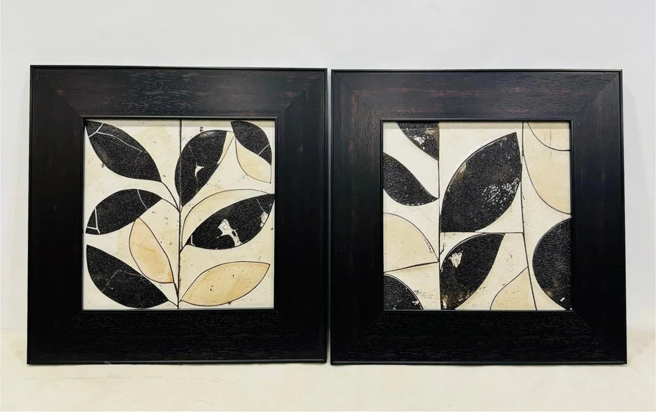 Glass Shadow Box Set of 2 Style 9