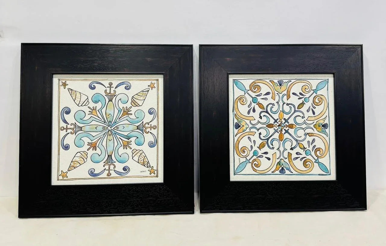 Glass Shadow Box Set of 2 Style 10