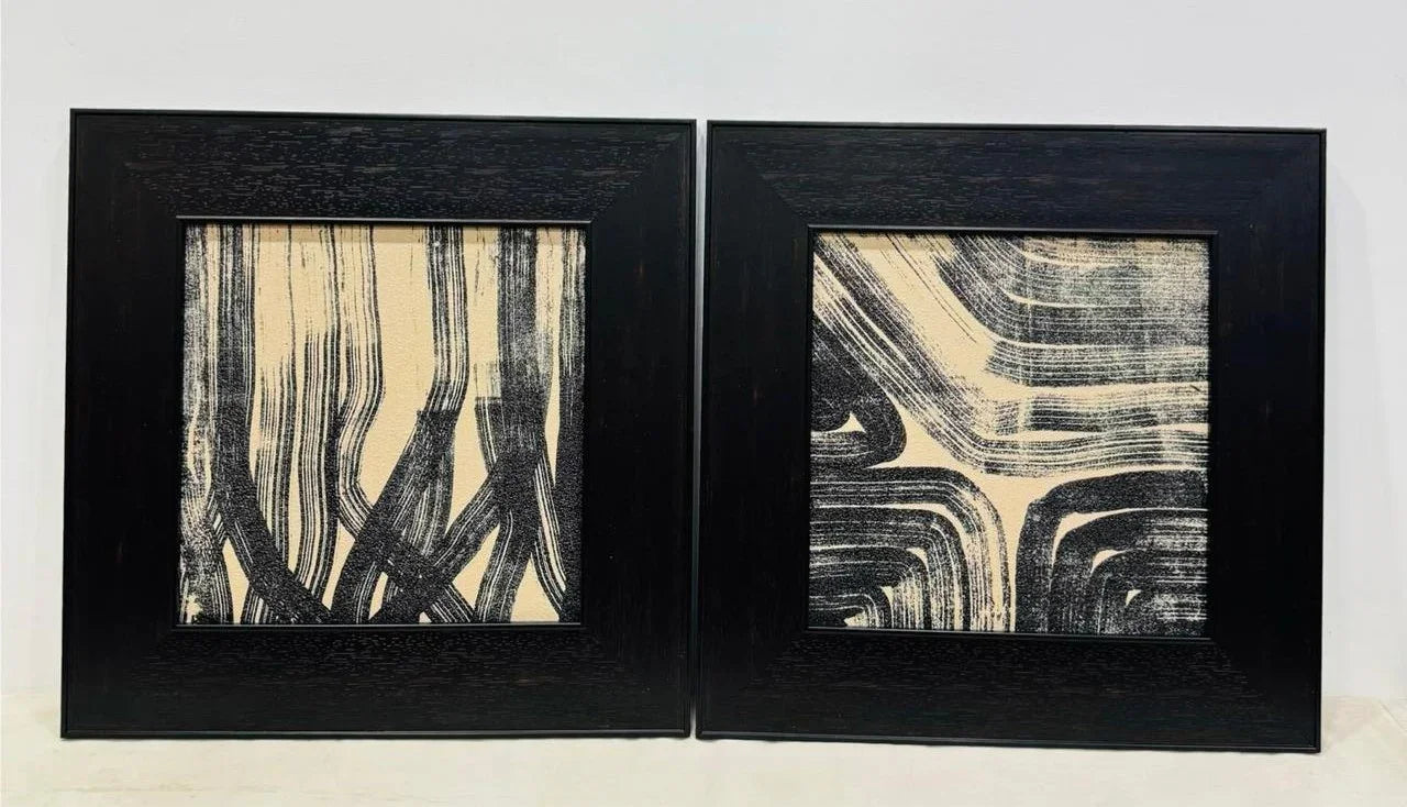 Glass Shadow Box Set of 2 Style 12