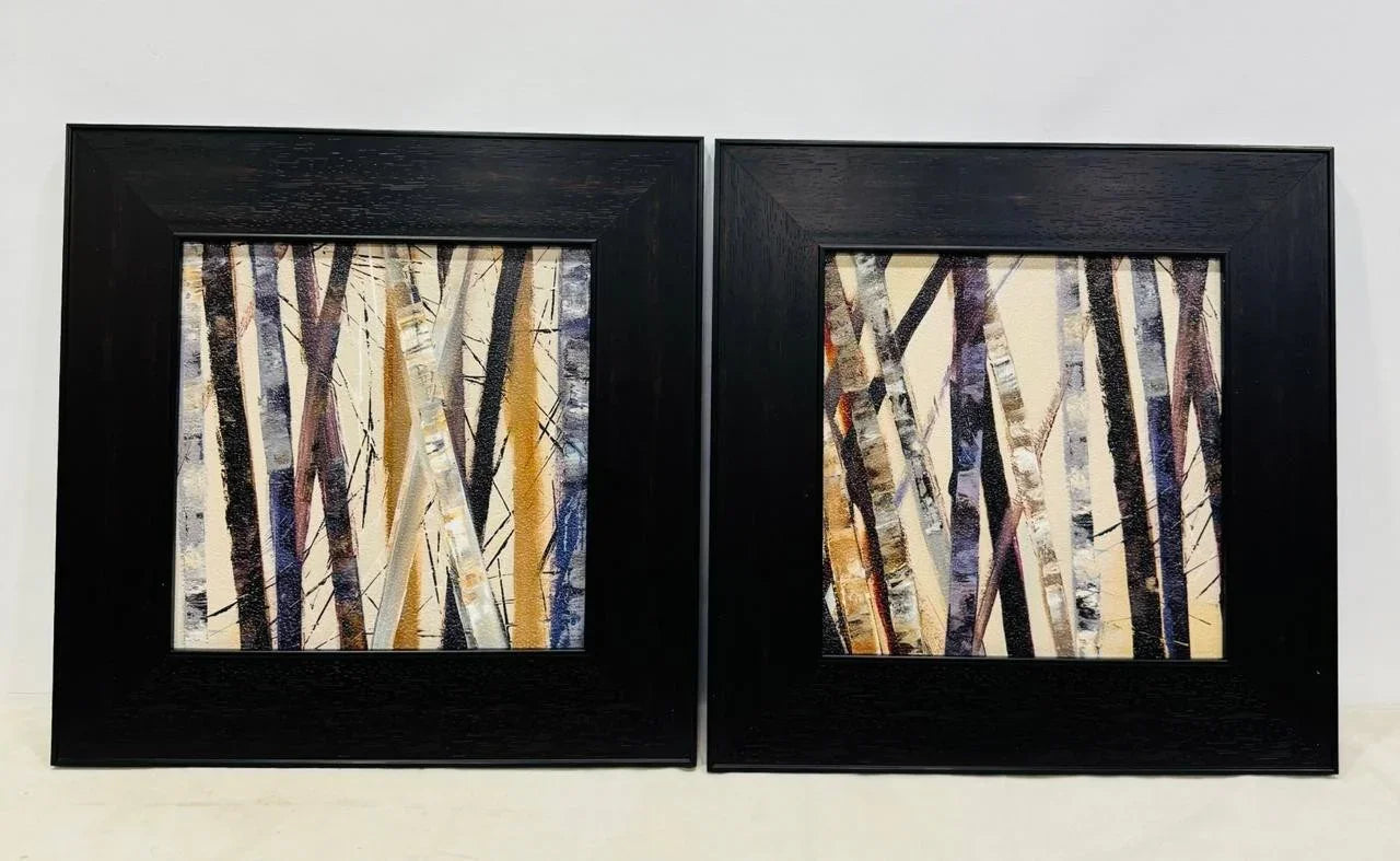 Glass Shadow Box Set of 2 Style 13