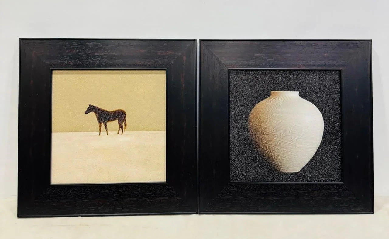 Glass Shadow Box Set of 2 Style 14