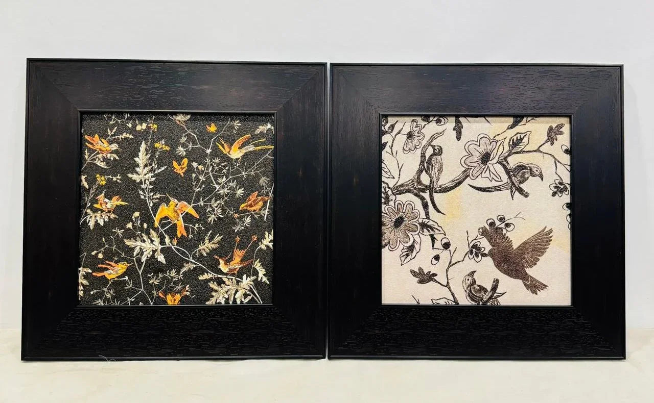 Glass Shadow Box Set of 2 Style 15