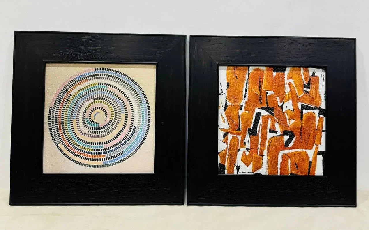 Glass Shadow Box Set of 2 Style 16