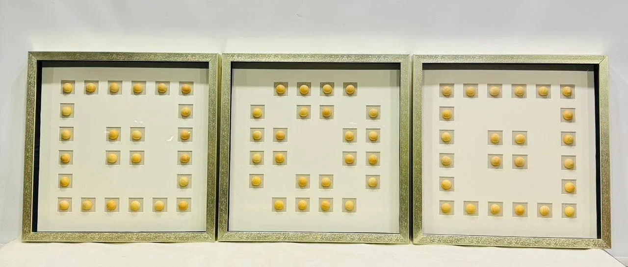 Glass Shadow Box Set of 3 Style 17