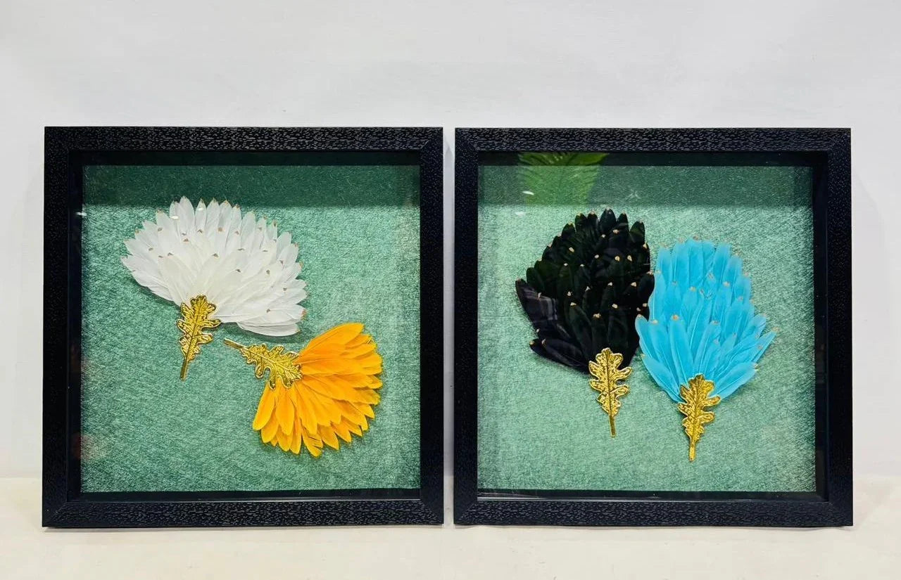 Glass Shadow Box Set of 2 Style 19
