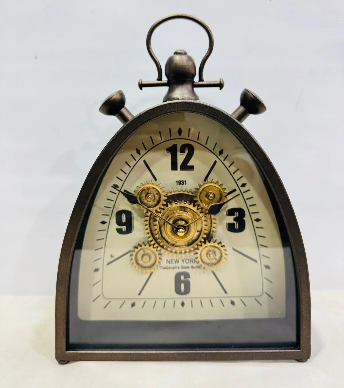 Royal Metal Gear Mechanical Clock Style 68