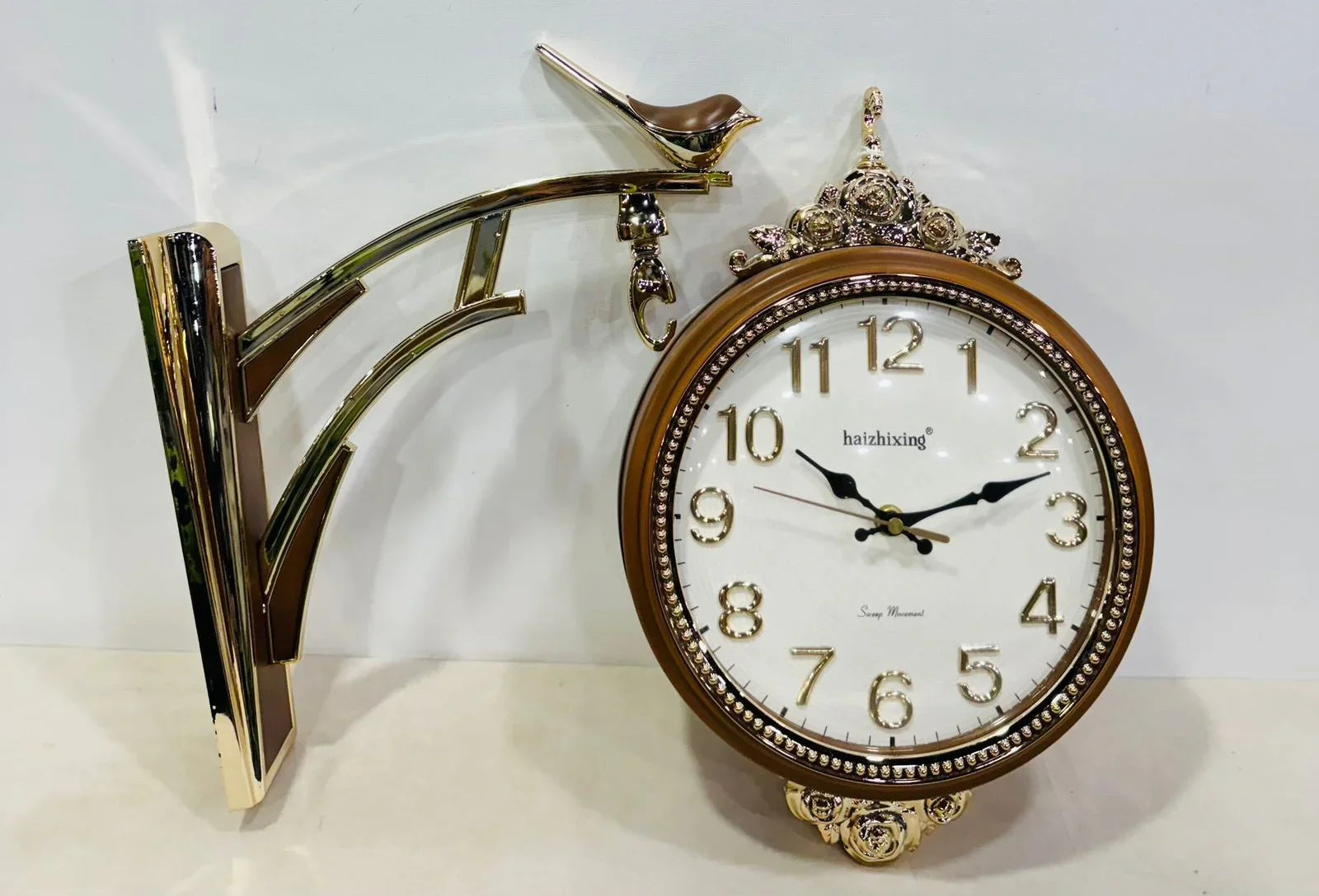 WALL HANGING DUAL FACE CLOCK STYLE 17