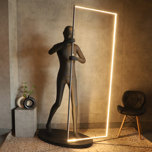 Living Soul Humanoid Sculpture Floor Lamp