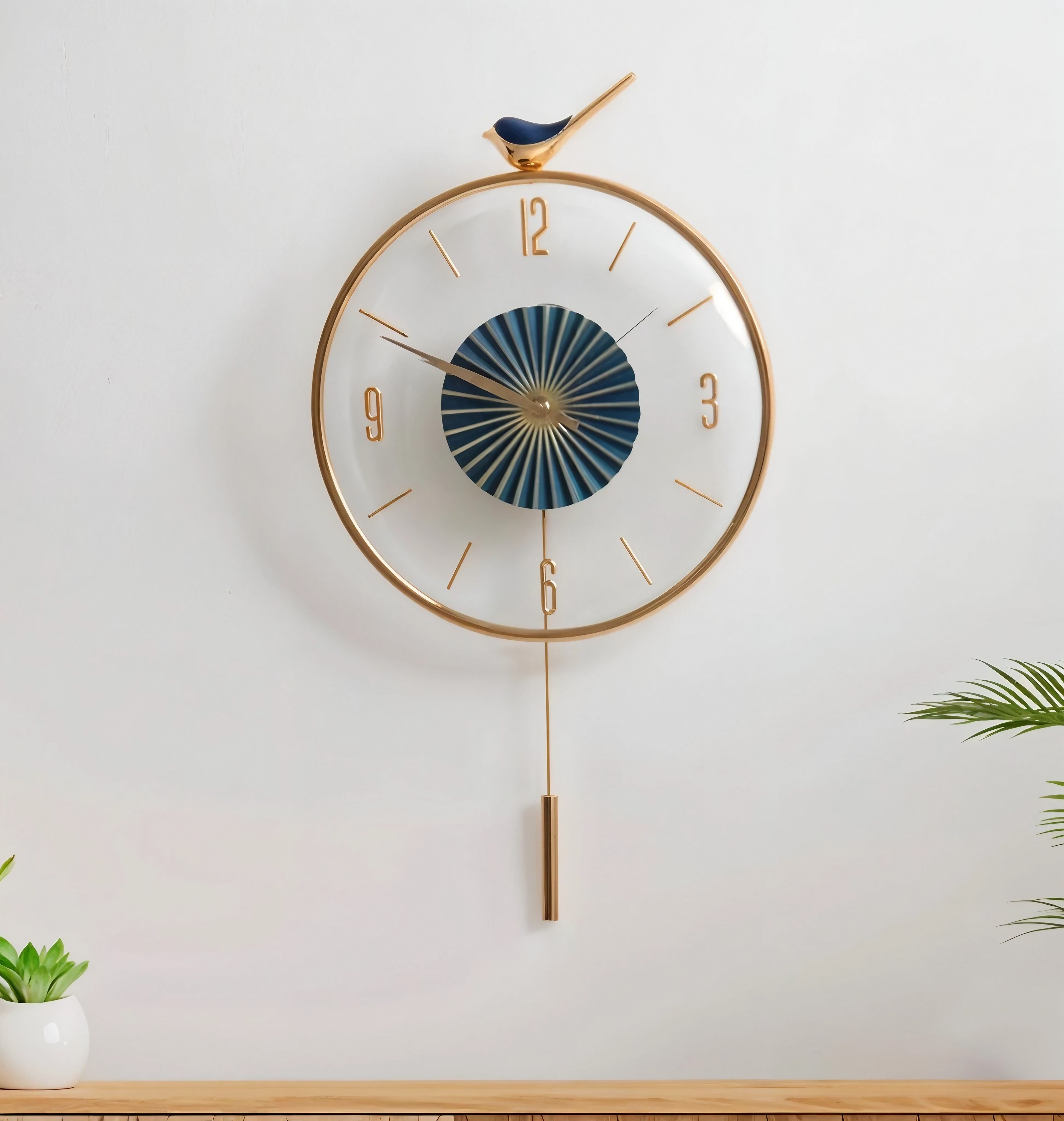 Italian Pendulum Bird Clock