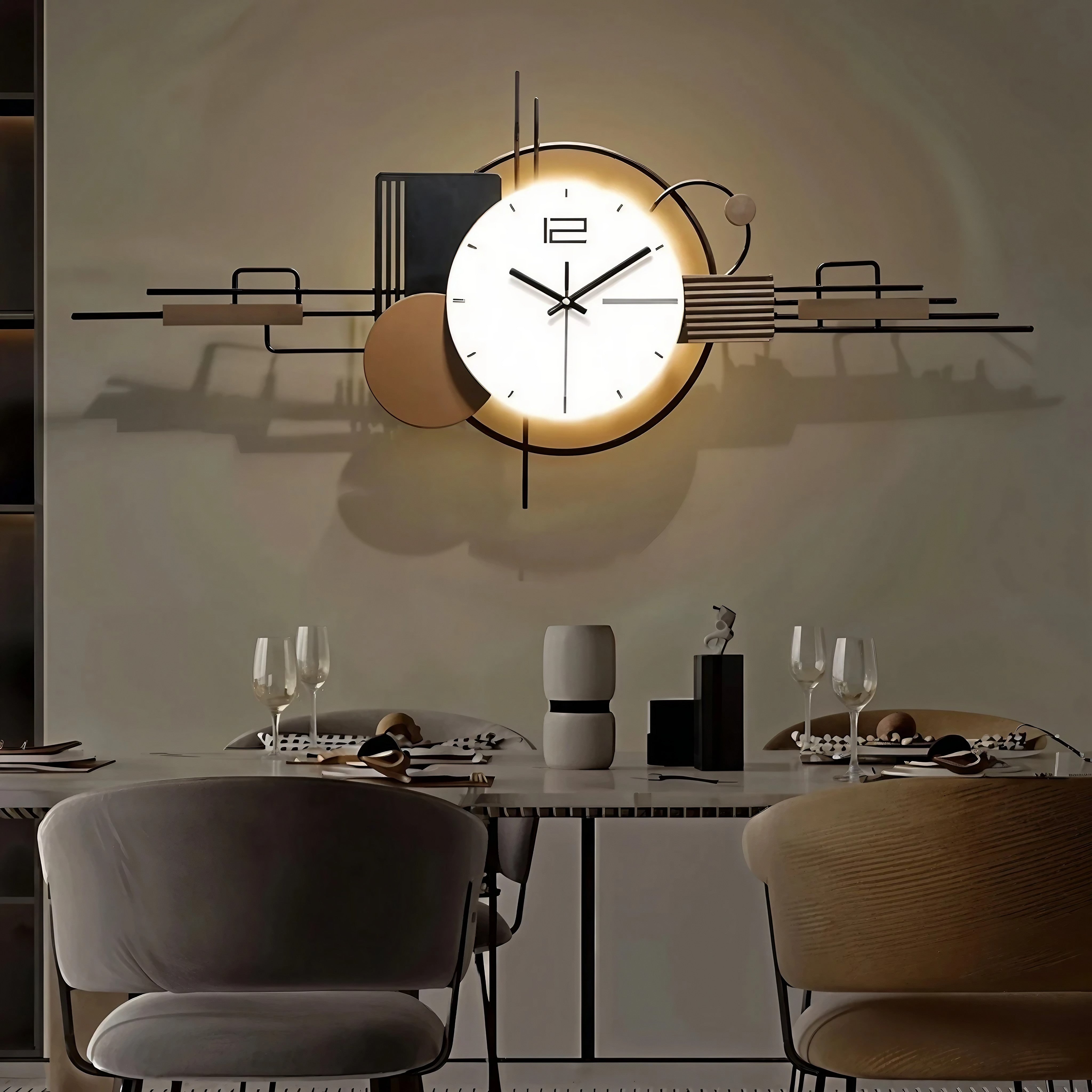 Metal Wall Clock Style 32