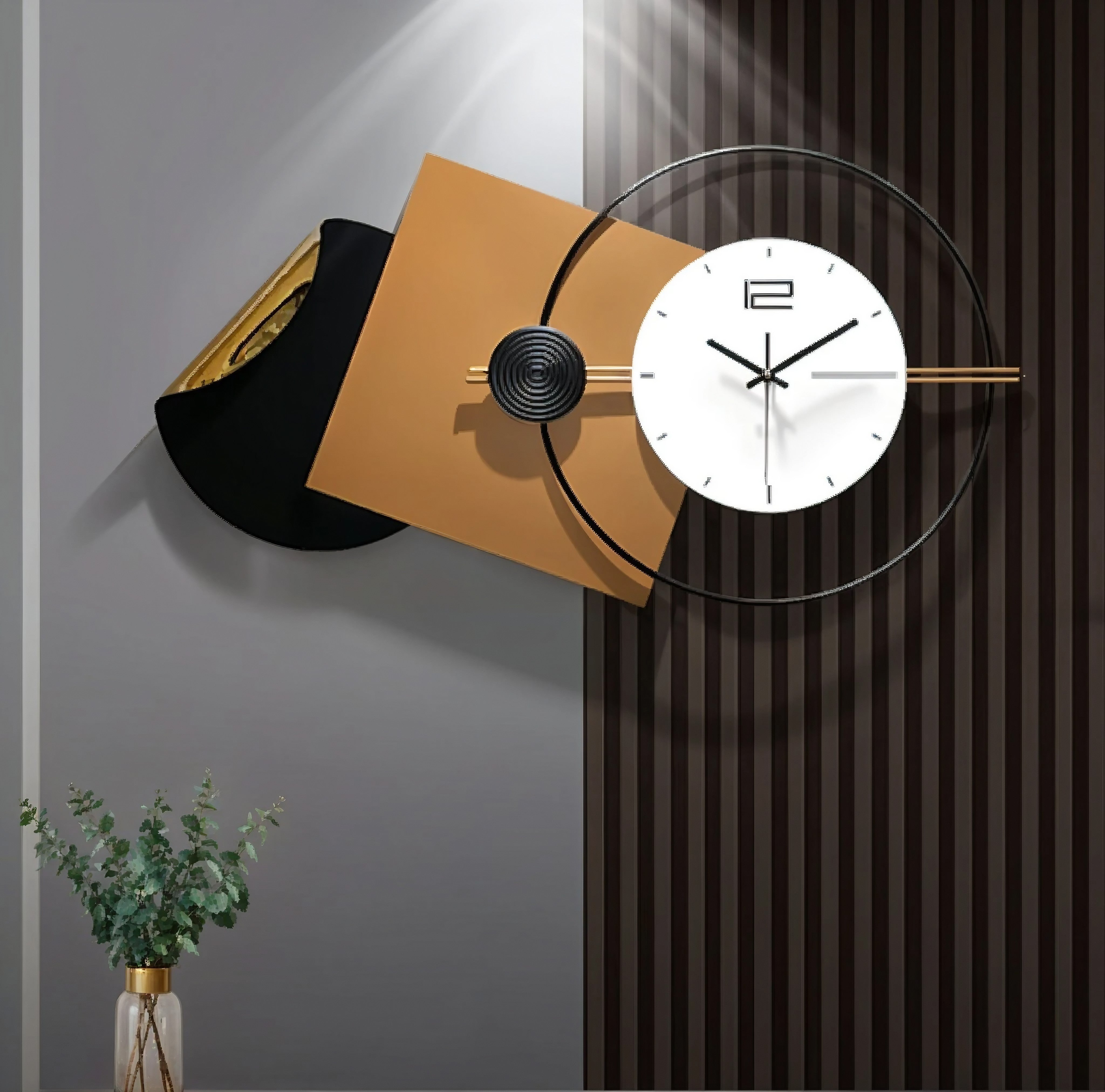 Metal Wall Clock Style 33