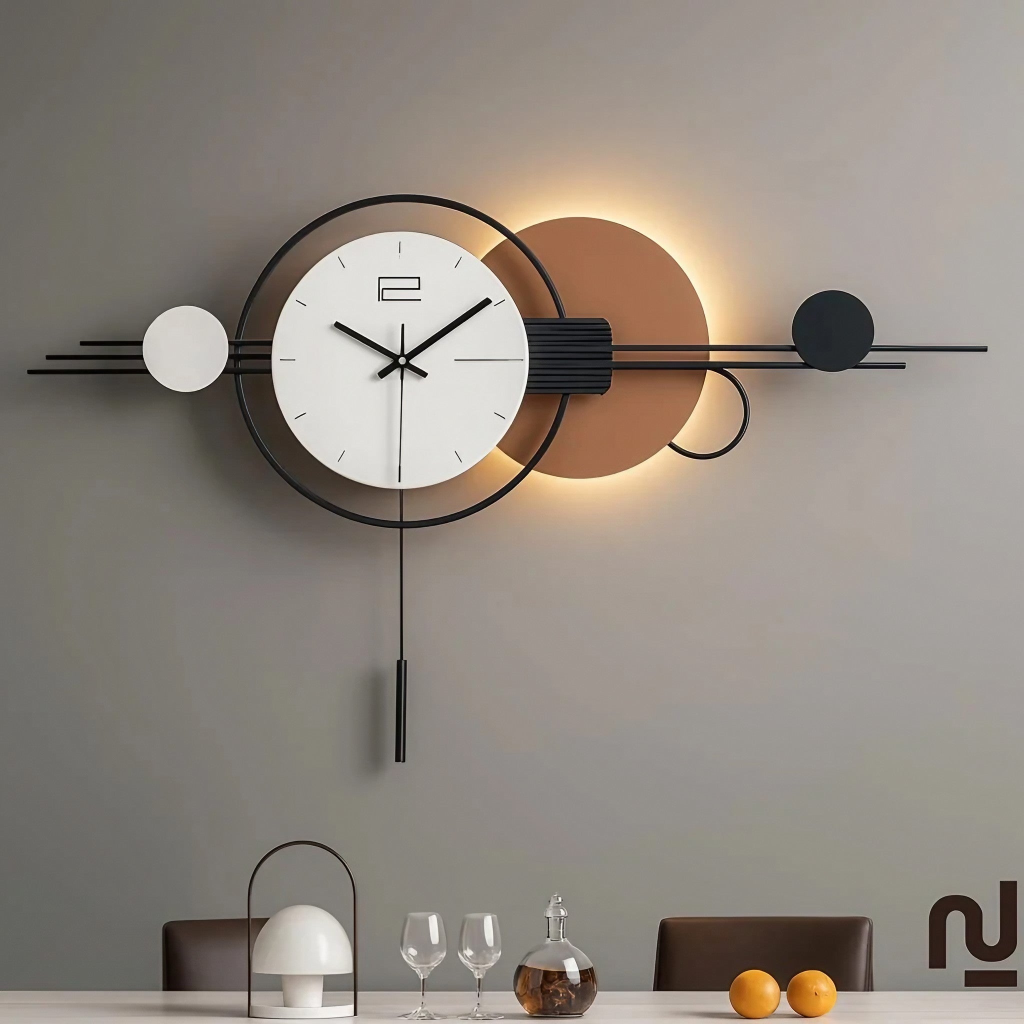 Metal Wall Clock Style 36