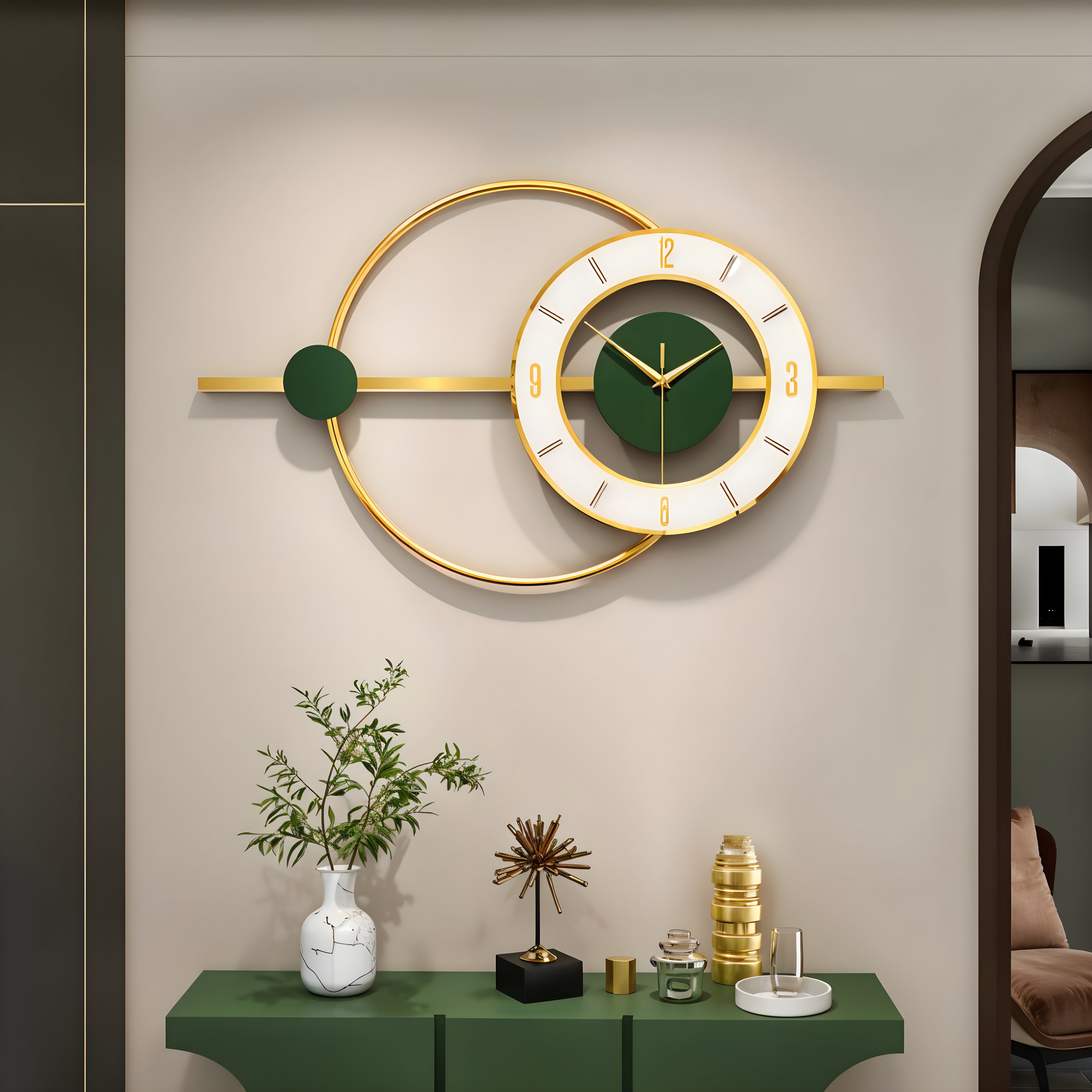 Metal Wall Clock Style 22