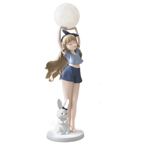 Ms Eva Humanoid Girl Floor Lamp