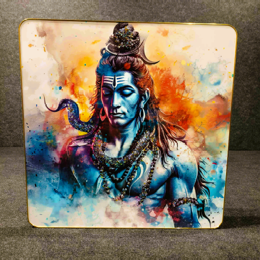 God Idol Wall Painting - Lord Shiva