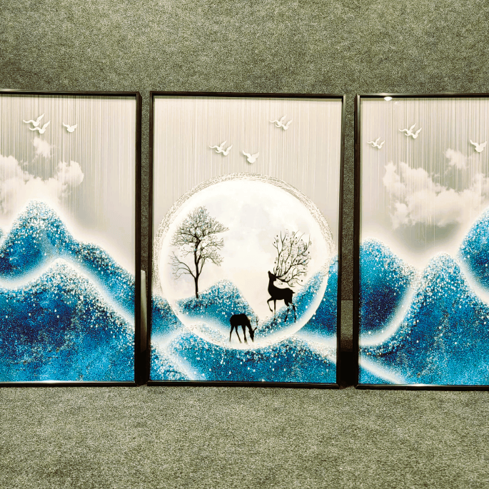 Unique Crystal Wall Painting Style 9