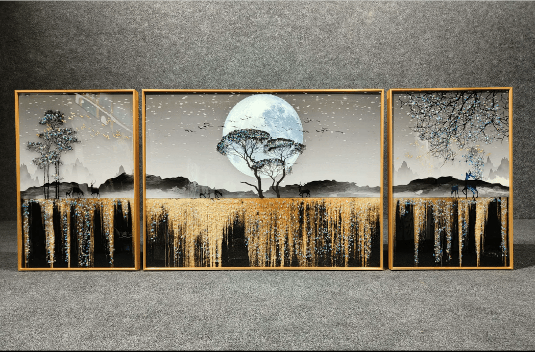 Unique Crystal Wall Painting Style 11