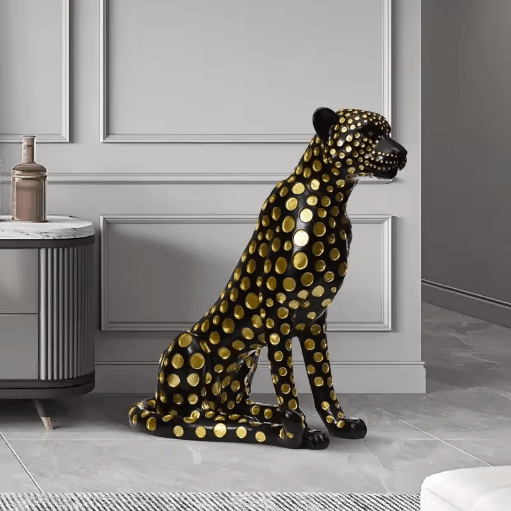 Luxury Floor Leopard Sculptures