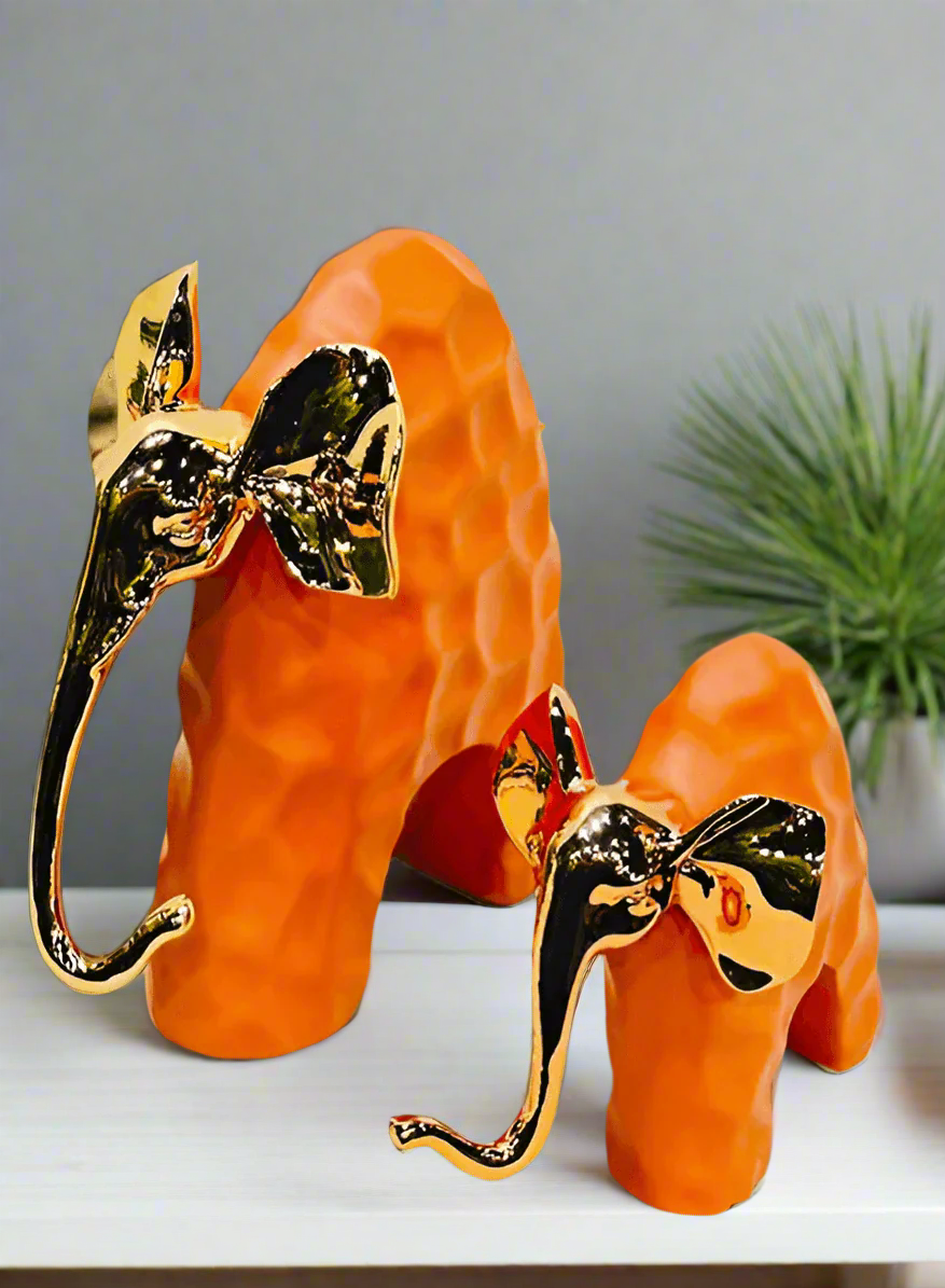 Luxurious Elephant Set of 2 - Symbol of Bond