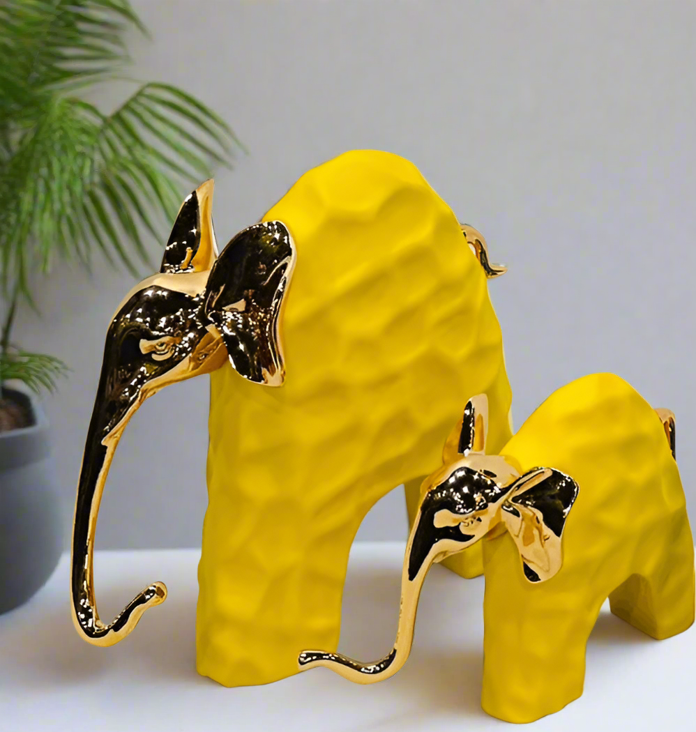 Luxurious Elephant Set of 2 - Symbol of Bond