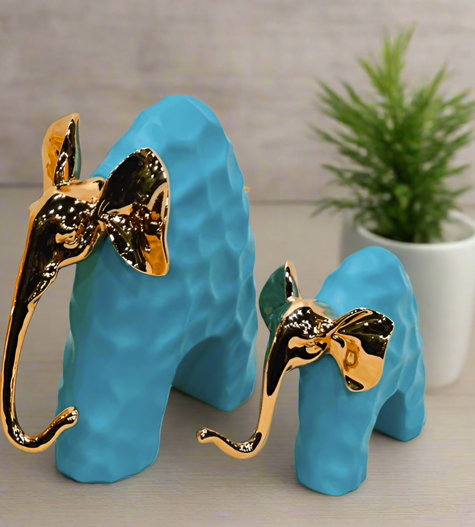 Luxurious Elephant Set of 2 - Symbol of Bond
