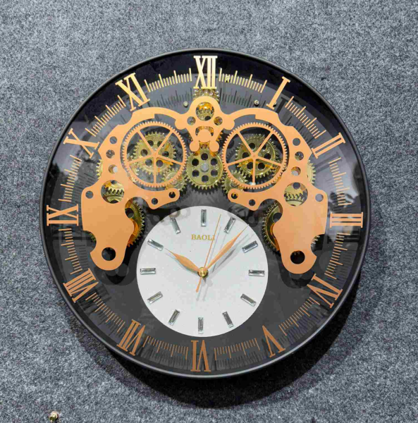 Luxury Metal Gear Clock Style 13