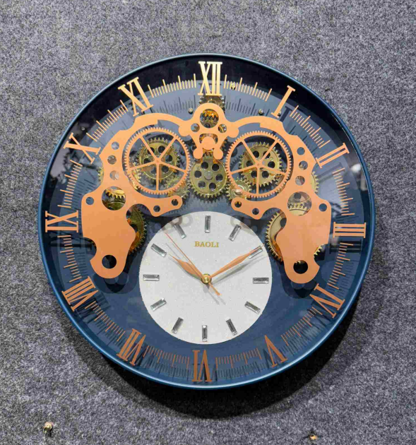 Luxury Metal Gear Clock Style 14
