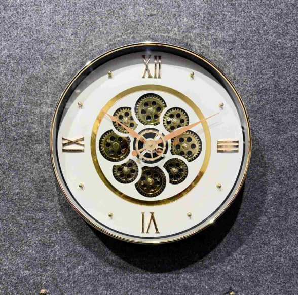 Luxury Metal Gear Clock Style 16