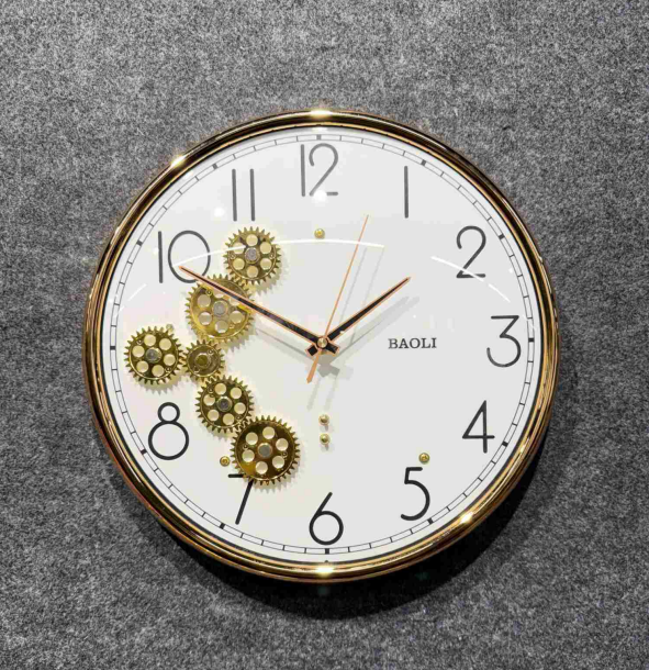 Luxury Metal Gear Clock Style 17