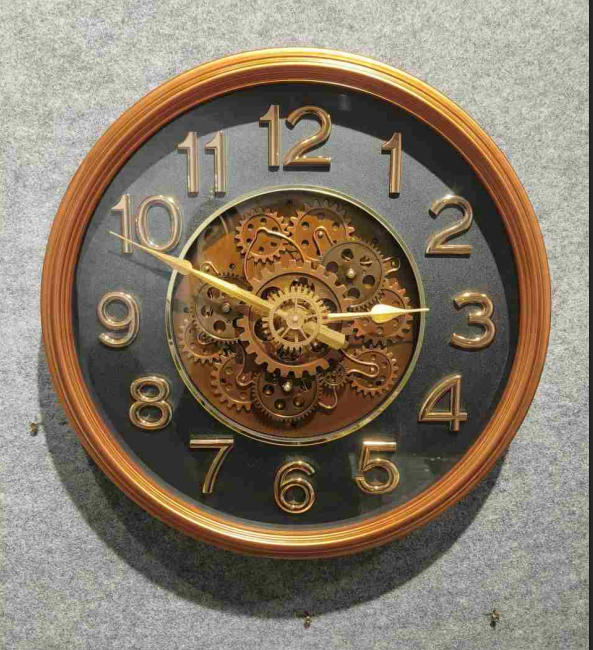 Luxury Metal Gear Clock Style 19