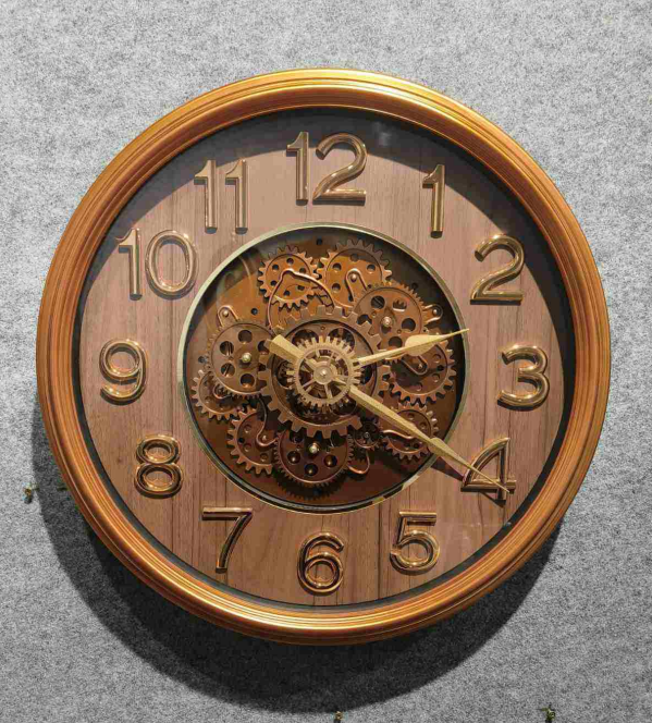 Luxury Metal Gear Clock Style 21