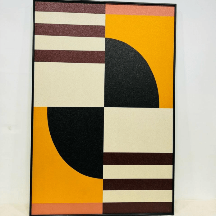 Exclusive Canva Printed Metal Frame Painting Style 4