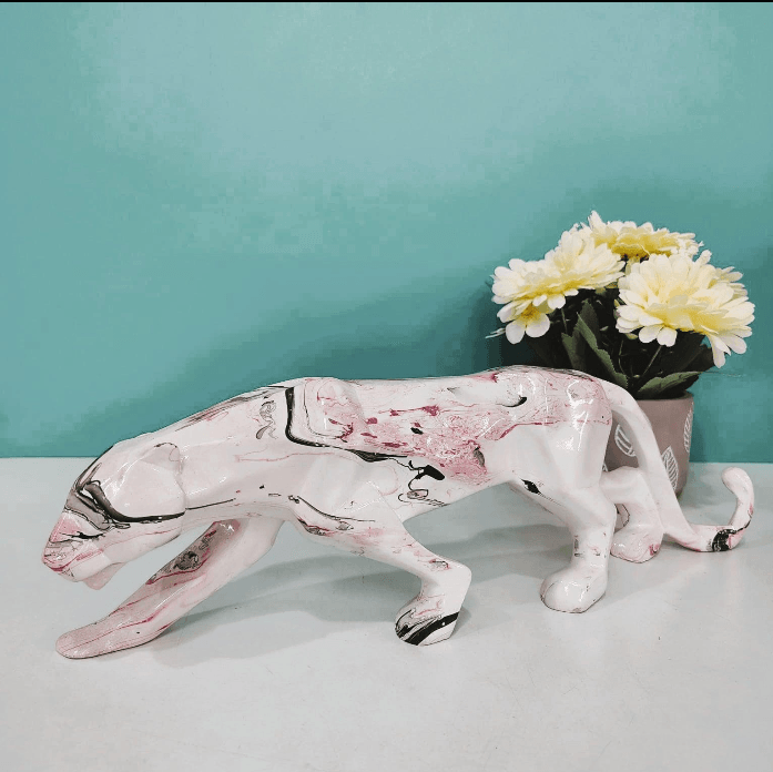 Modern Art Geometric Panther - Abstract