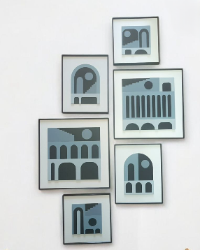 Aluminium Metal Frame Painting - Style 2