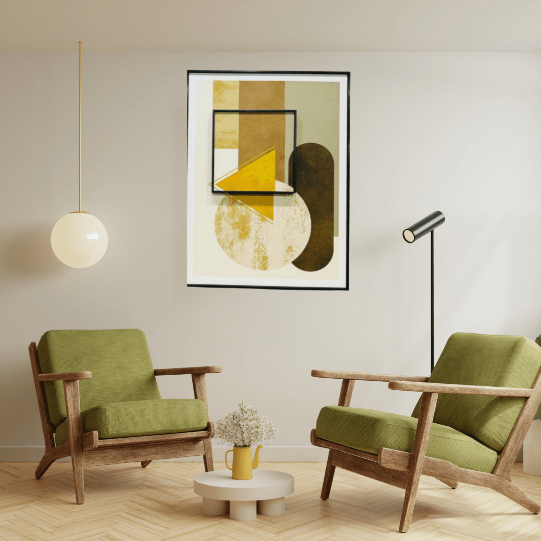 Exclusive Canva Printed Metal Frame Painting Style 32