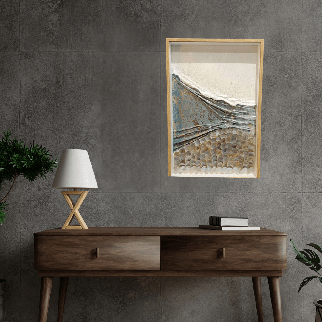 Artistic Wooden Frame Wall Painting Style 32