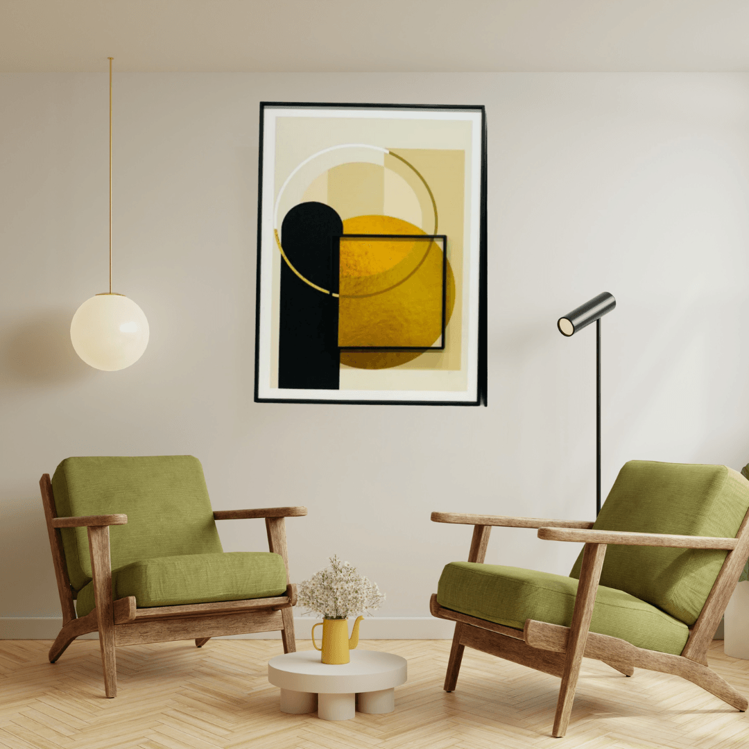 Exclusive Canva Printed Metal Frame Painting Style 29