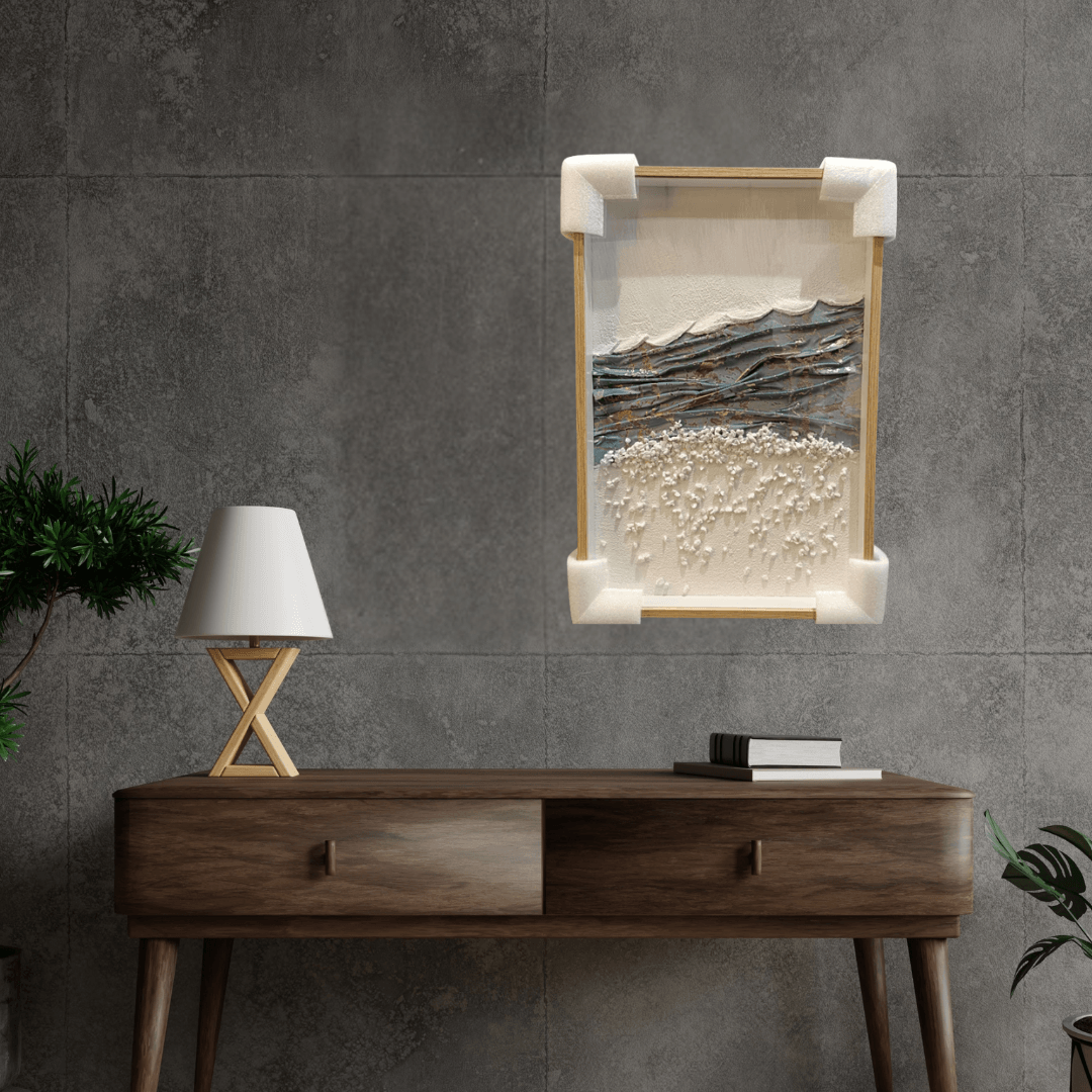 Artistic Wooden Frame Wall Painting Style 30