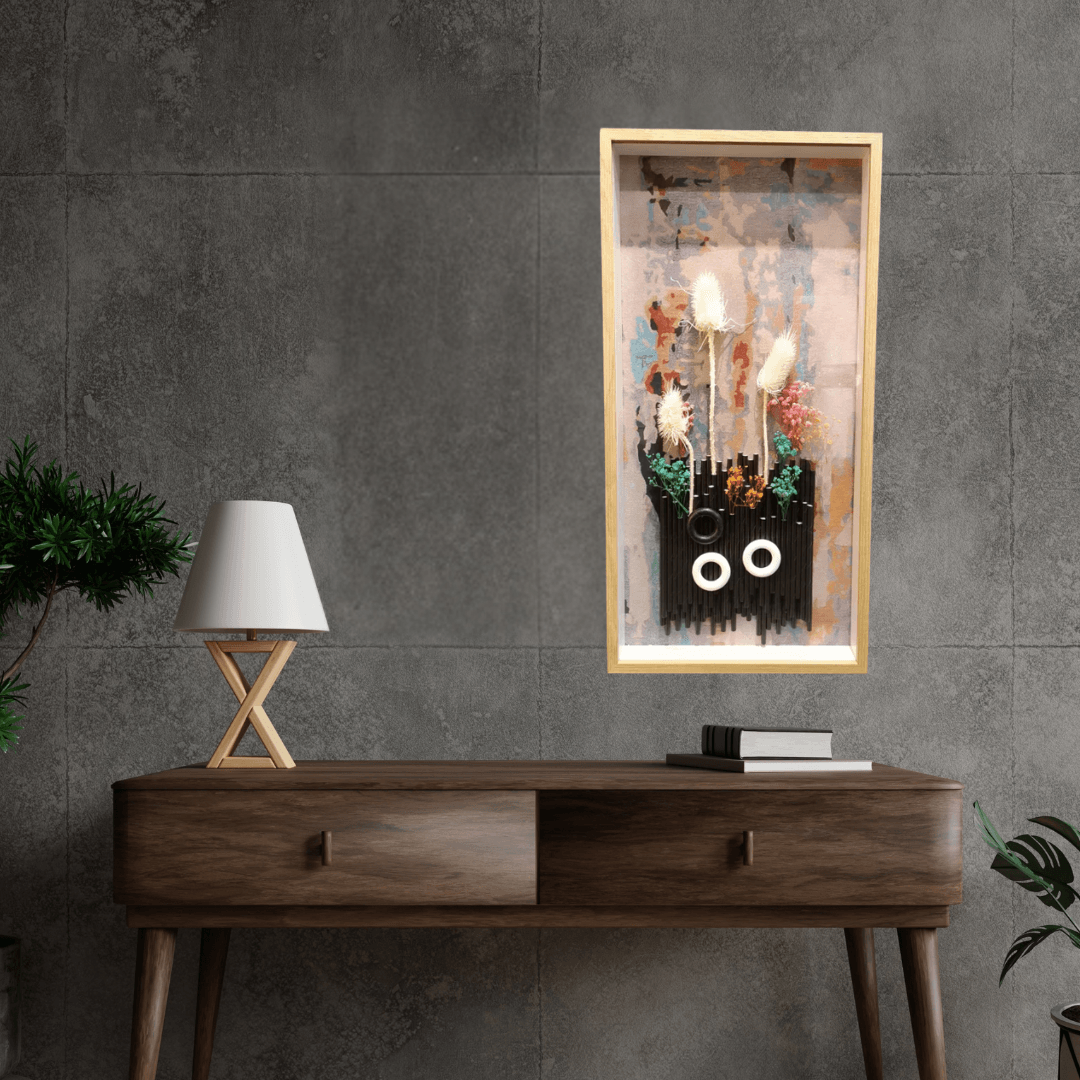 Artistic Wooden Frame Wall Painting Style 27