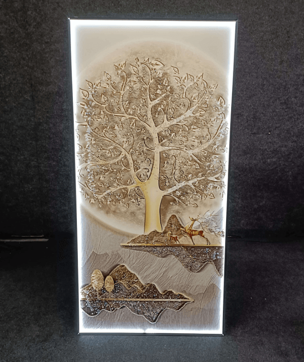 3D ACRYLIC LED WALL PAINTING STYLE 47