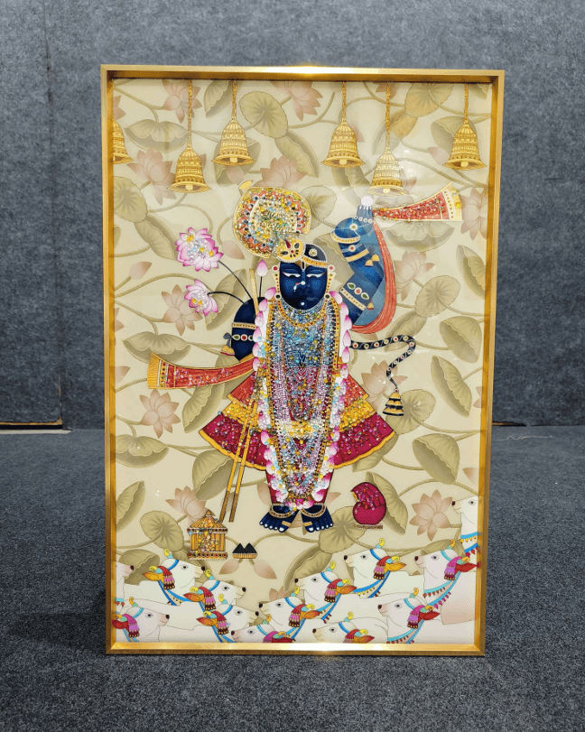 God Idol Wall Painting Style 14