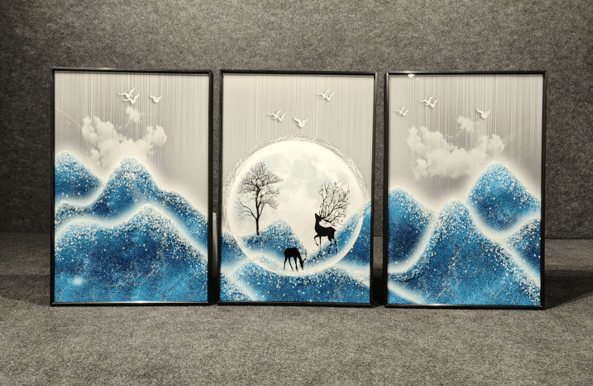 Modern PVC Glass Painting Style 33