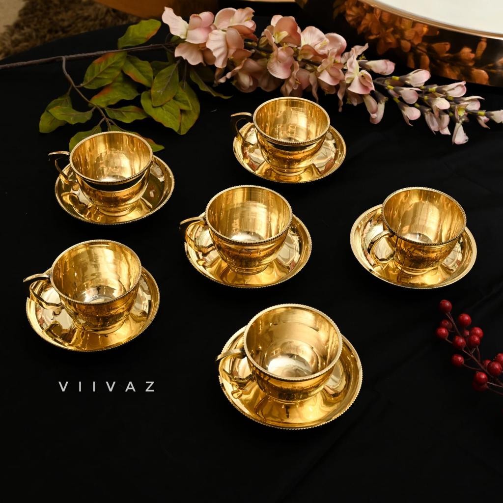 Brass Cup Saucer – VIIVAZ