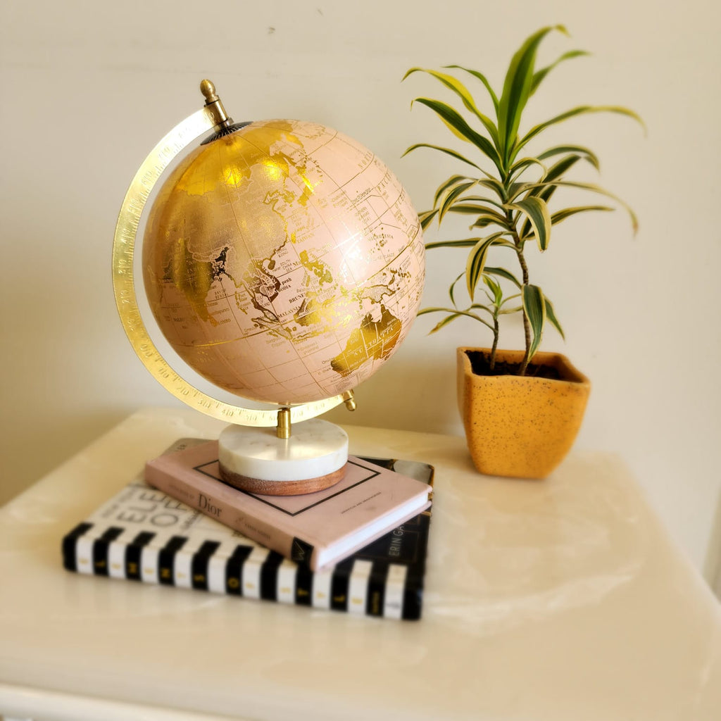Brunel Laminated Gold Pink Globe-VIIVAZ