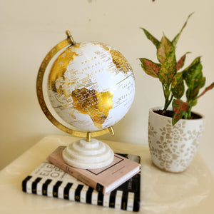 Barbados Laminated White Globe
