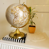 Zaire Laminated White Globe