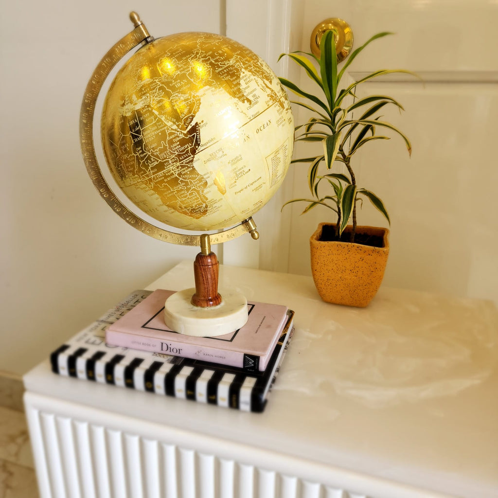Caire Laminated Golden Beige Globe-VIIVAZ