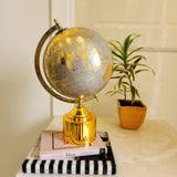 Columba Laminated Gold Grey Globe