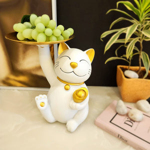 Lucky Cat Tray Holder