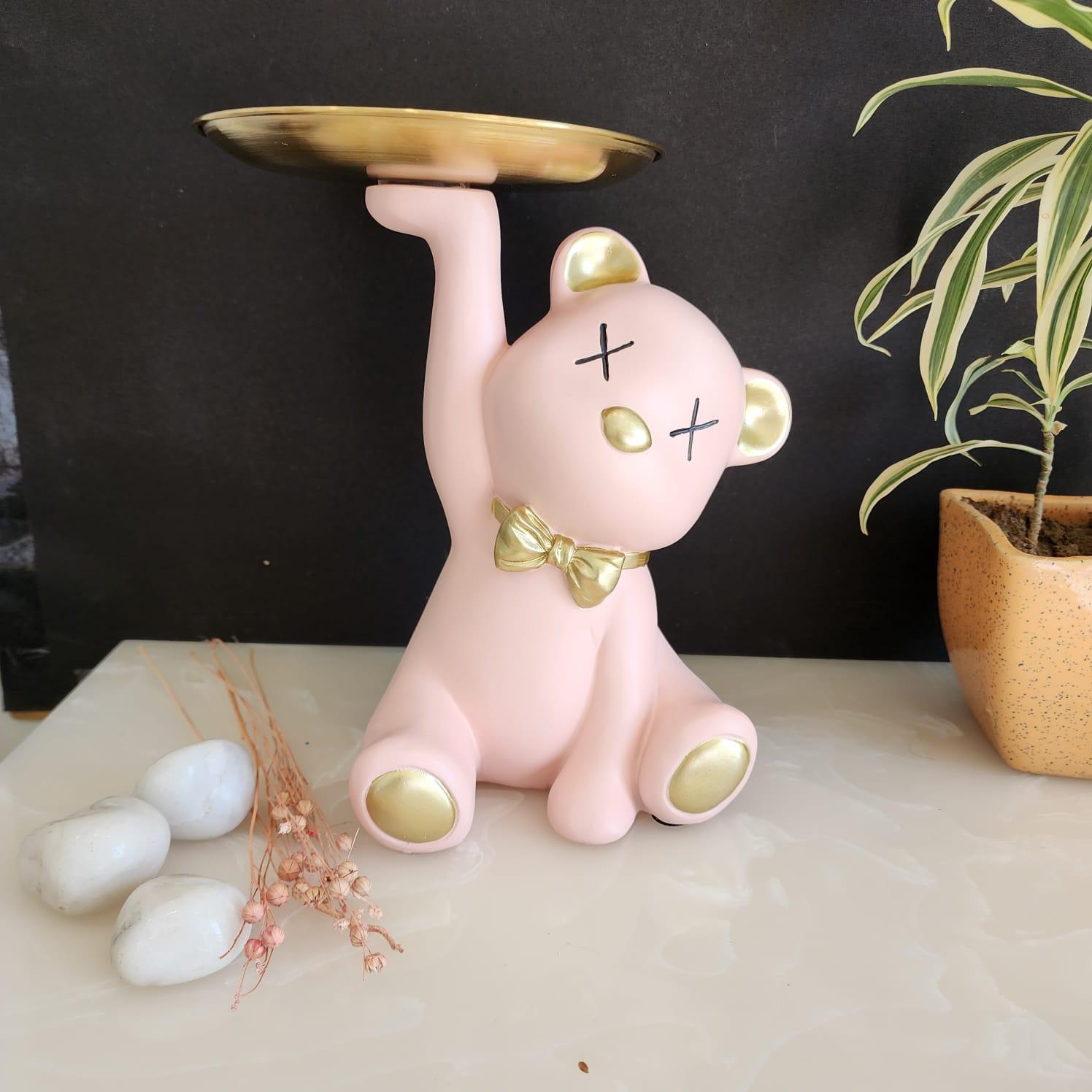 Relaxation Retreat Teddy Bear Tray Stand